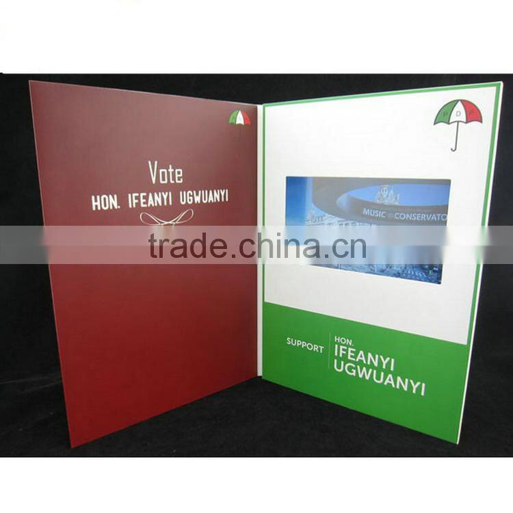 Quality products video playing card new product launch in china