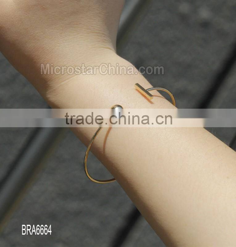 European and American fashion exquisite moon gemstone bangle