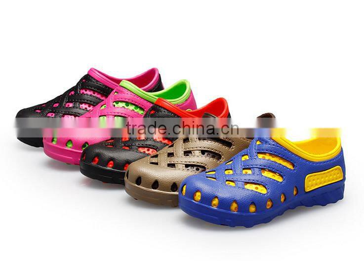 2015 new products colorful eva garden shoes casual eva injection girls clogs
