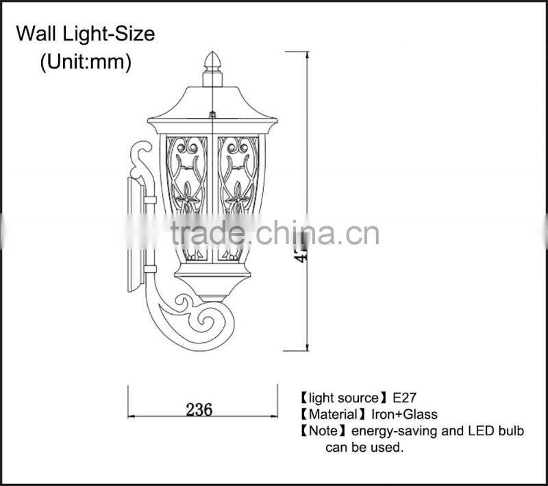 antique wall Lamp led stair wall light Edison led bulb interior houseware led wall light