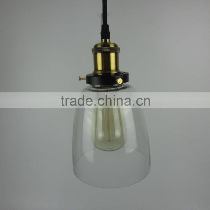 Glass shades in a warm glow Chandelier lamps OTGPL-005