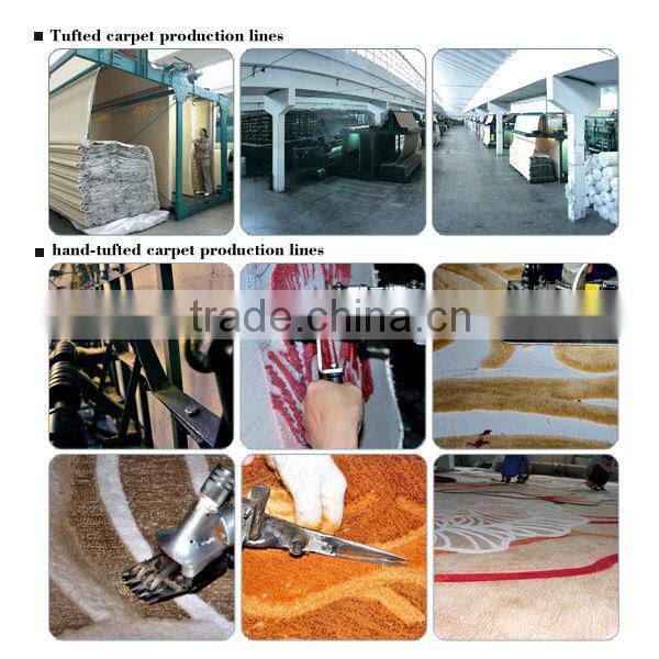 Jacquard flower pattern rug for prayer