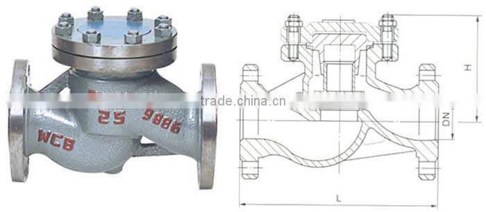 Drawing Casting Lift check valve