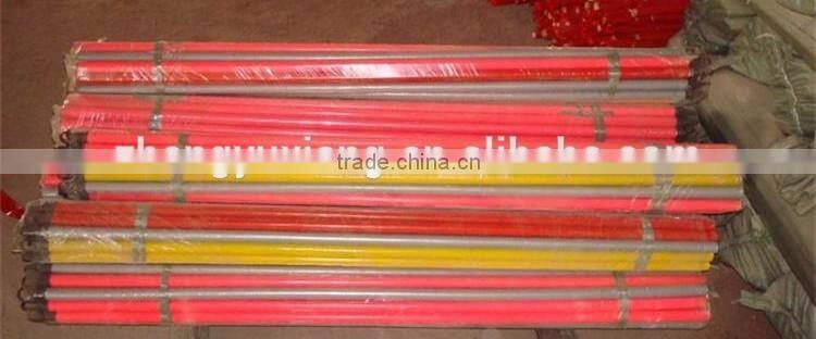 Household cleaning tool coated pvc and cap broom handle