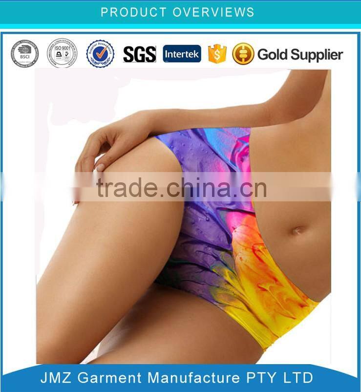 Digital print panties for custom women underwear
