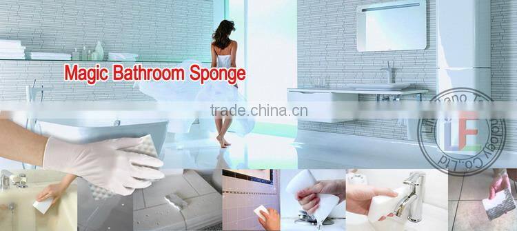 alibaba china express easy to clean natural melamine sponge bathroom cleaning