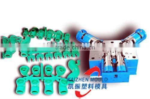 Plastic step over bend pipe fitting mould