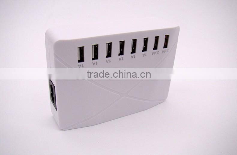 Wholesale Quick Charger 2.0 USB Charger 8 Port Charger for Samsung Note