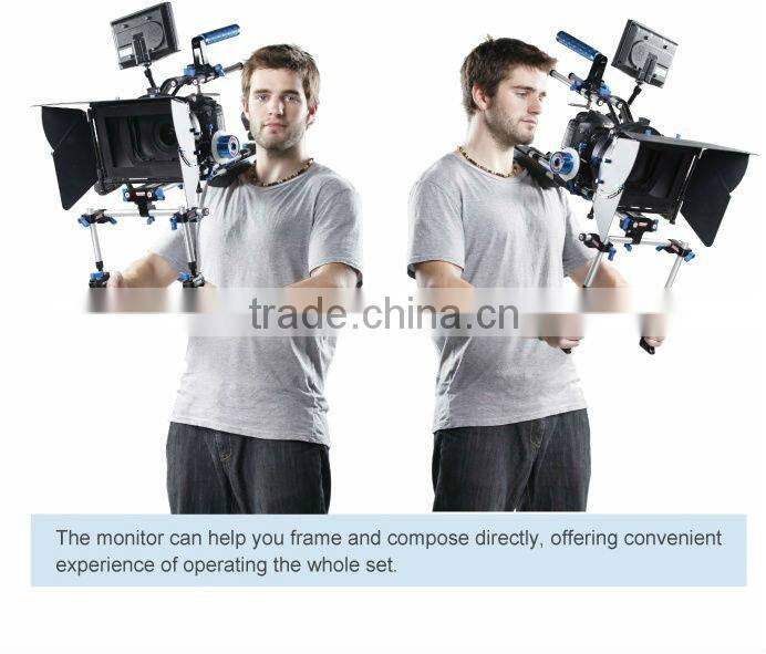 Wondlan Sniper 2.0 DSLR Camera Rig Video Stabilizers Shoulder Support System