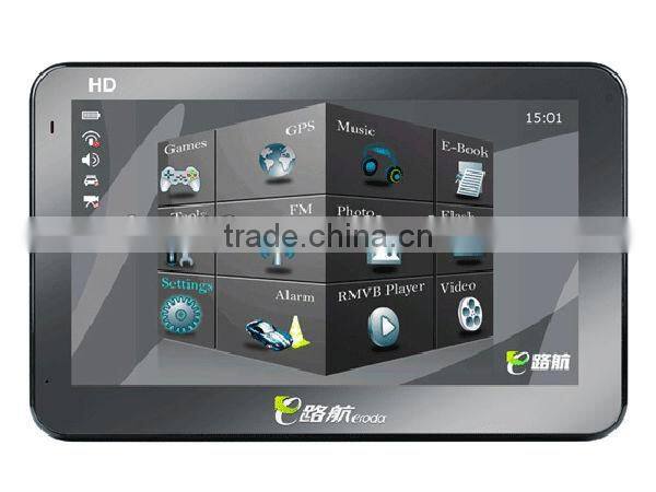 7 Inch Wince 6.0 GPS Navigation, Built-in 8G, free Map, Bluetooth, AVIN function