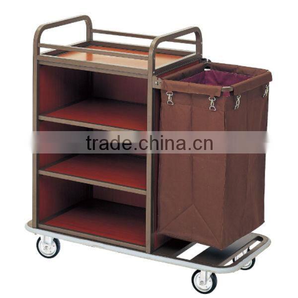 Laundry equipment mobile guet room service maid dirty linen trolley