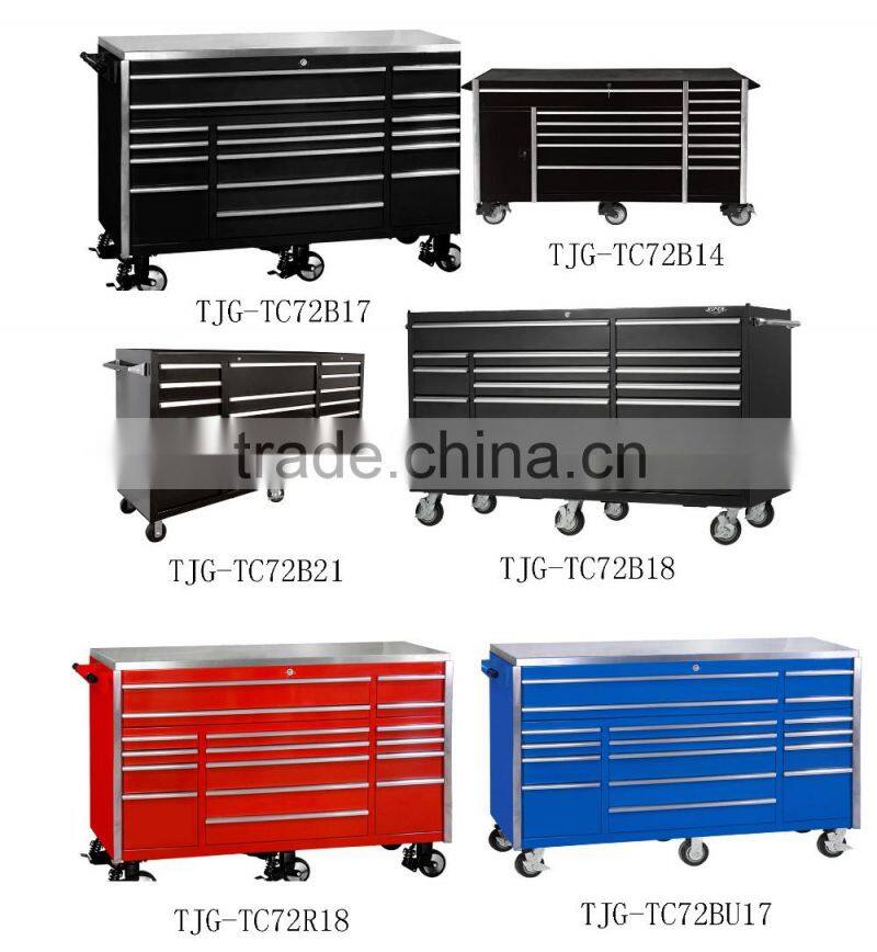 TJG-TC72B14 US General Tool Box Type 72" Tool Chest With 14 Drawers