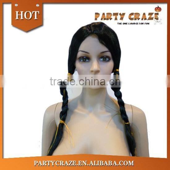 Yellow school girl halloween wig