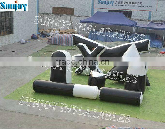 X treme paint ball game inflatable army paintball bunker speedball