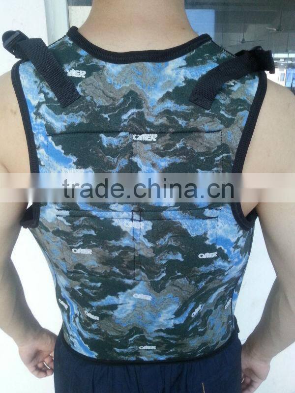 Top quality nice design neoprene nylon float jacket surfing foam life vest