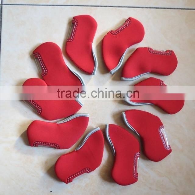 2014 fashionable elastic and durable neoprene golf iron covers