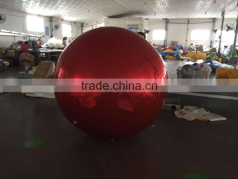 the new product cheap 50-400cm inflatable Decorative Christmas mirror balls / floating mirror ball for decorative for sale