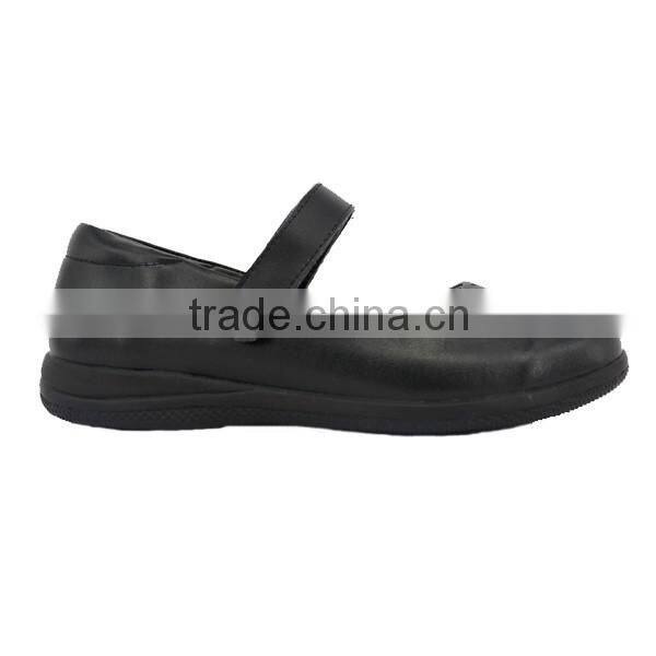 Guangzhou OEM Microfiber Leather No Brand School Shoes for Girls