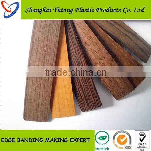plastics decorative material Pvc Edge Banding For Furniture