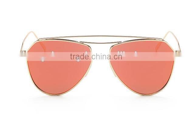 2016 fashionable UV400 polarized metal sunglass with custom logo