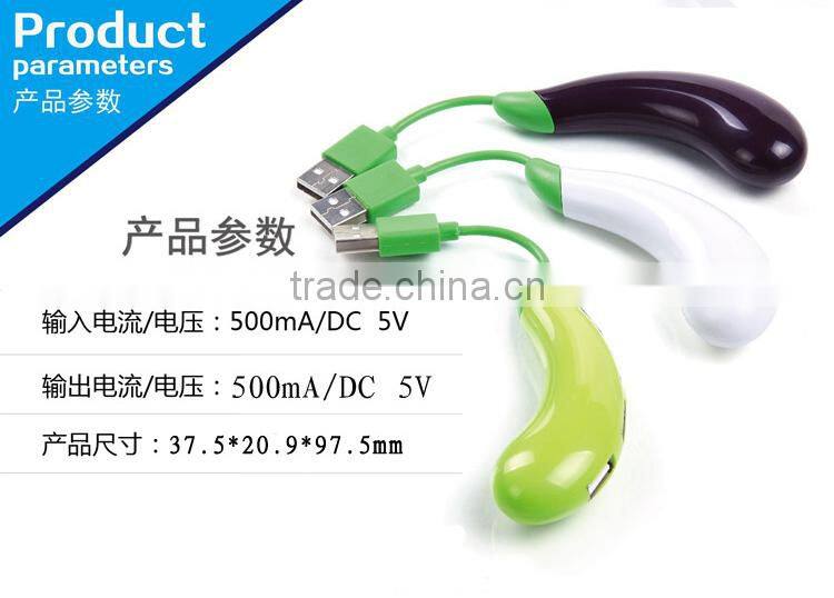 4 Port mini High Speed USB 2.0 HUB Expansion Power Adapter For Notebook PC Phone