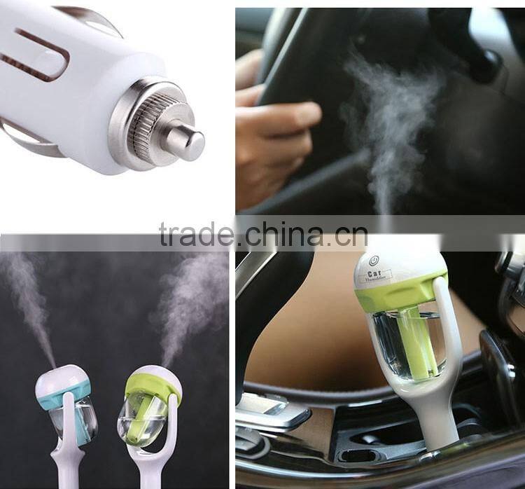 ultrasonic portable air cool mist usb mini aroma humidifier for car