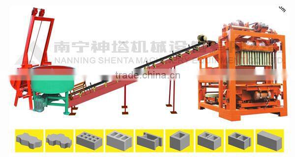 Hot sale! Low investment ! shenta QTJ4-40 semi-auto cemente block and brick machine