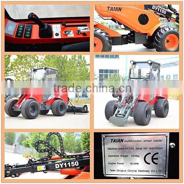 Chinese avant wheel loader with small size hydrostatic loader hot sale