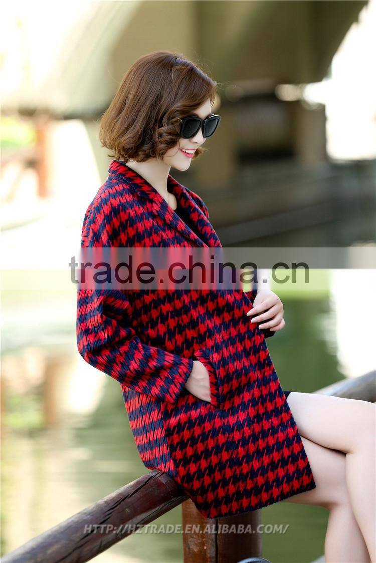 Factory Price Wholesale 2015 Winter Fashion New Style Korea Women Coat