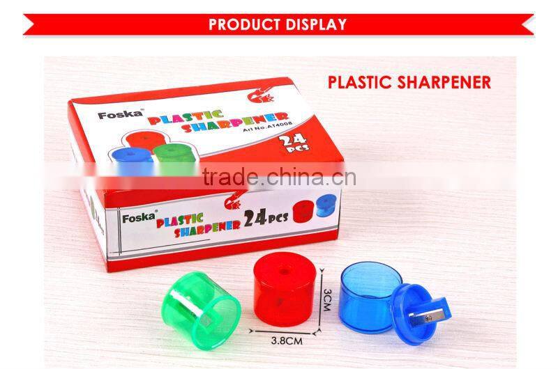 Different Colors Plastic Pencil Sharpener