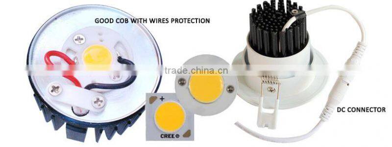 High CRI90 25W COB Led Downlight Dimmable