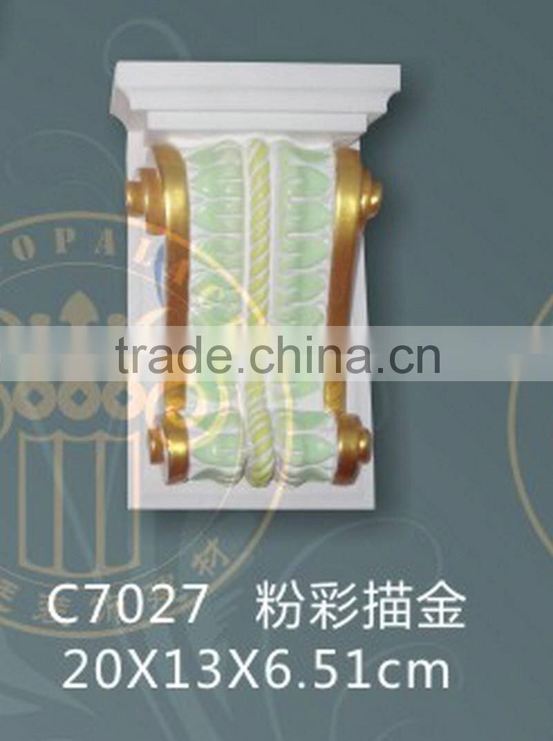 Decoration polyurethane material high density PU decor corbel PU foam corbel