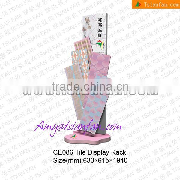 CE086Black stone acrylic counter display