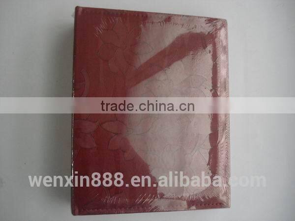 custom high quality fabric covered photo albums