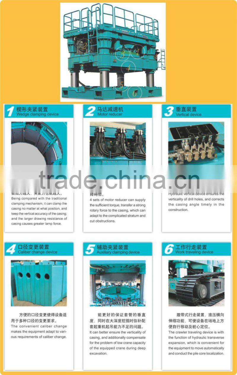 thrust jack chuck reducer drilling rig oscillator machine