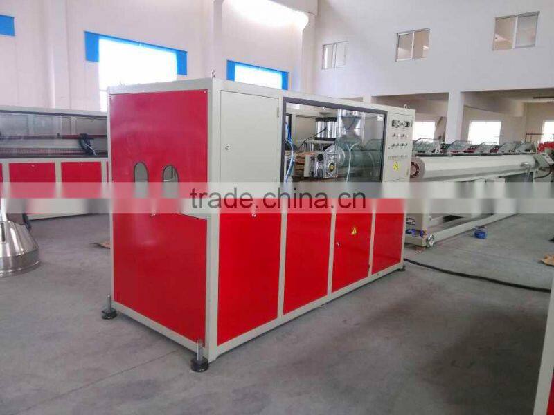 pvc double pipe making machine two pipe extrusion machine