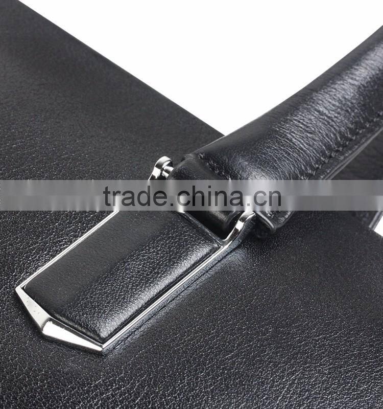 QIALINO new trend bags computer laptop bags men leather briefcase for macbook 12/13/15 inch
