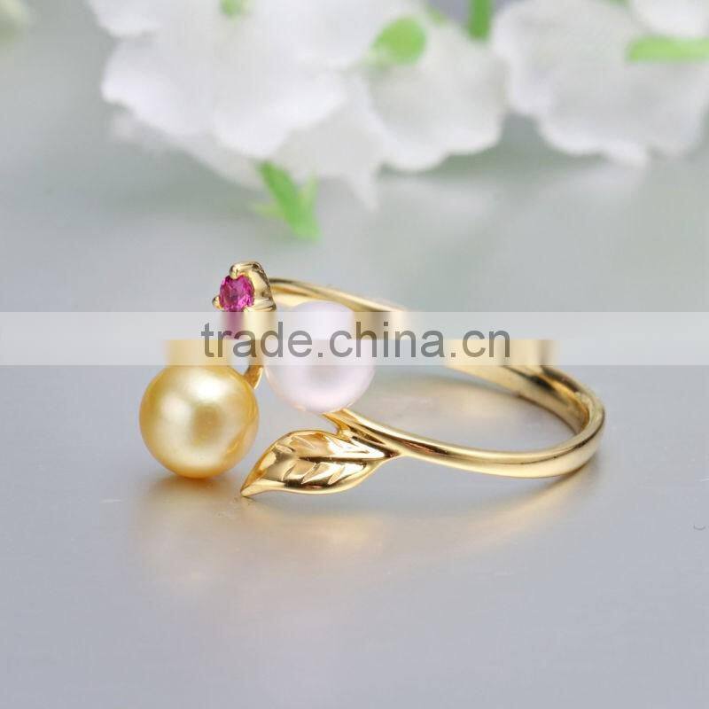 high quality sterling silver pearl rings for women