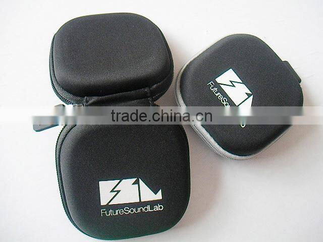GC---- Square size choose yellow color zippe cute eva headphone package