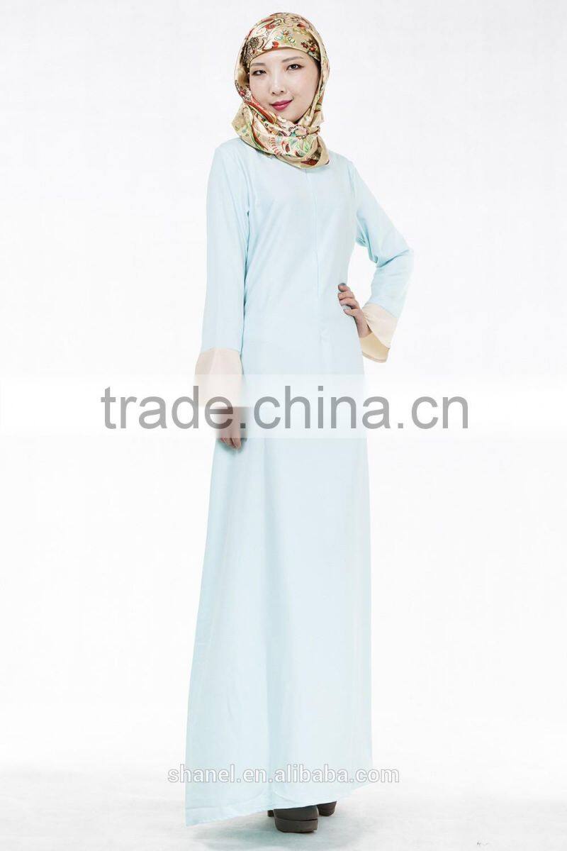 2016 new muslim abaya long dress flare sleeve islamic women clothing