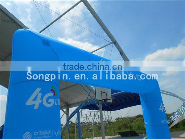 waterproof 4.5m outdoor promotion cheap inflatable arch for sale