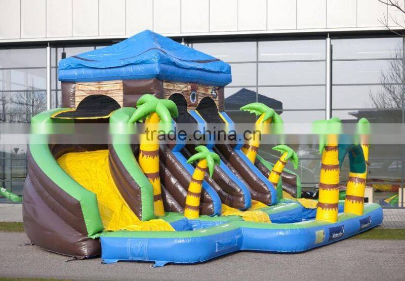 Jumpfun inflatable water slide JFIS-1211 inflatable water park kids inflatable wet slide