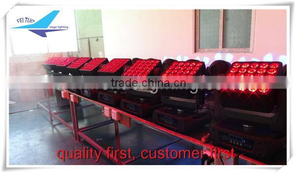 matrix beam led 25x12w rgbw led matrix moving head