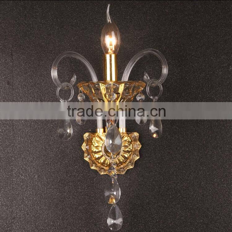 Modern wall lamp Decorative gold E14 Glass Wall Light