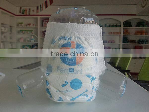 Cotton high quality baby easy up diapers, baby pants diaper, disposable easy up diaper
