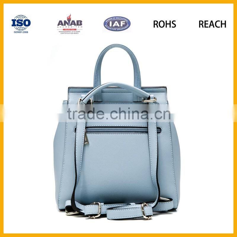 Wholesale Fancy Design Cheap PU Leather Ladies Bag Backpack Leisure Bag