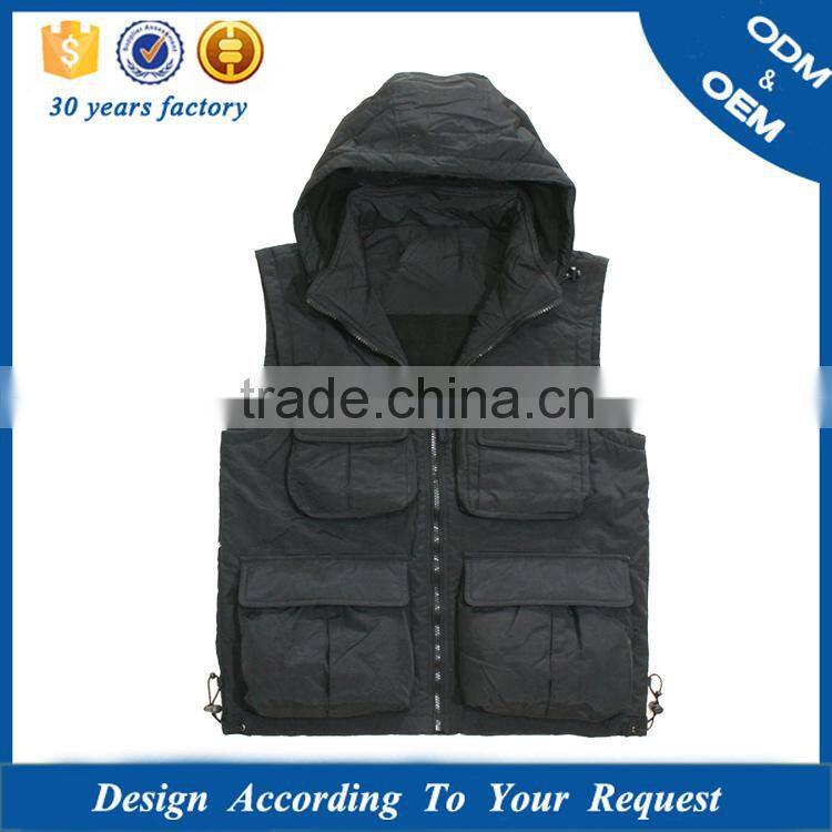 Made In China polo vest jacket Comfortable padding mens vest jacket
