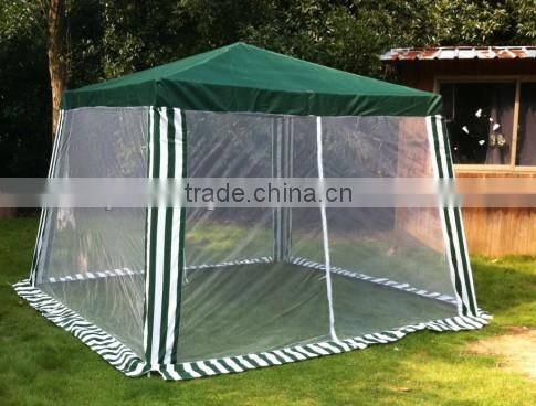 Pavillion tent with net/ mesh sidewalls