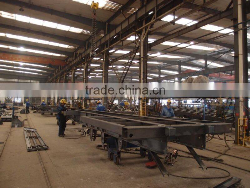 2 axles 20ft container trailer chassis