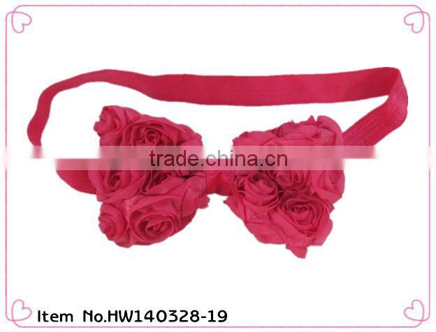 child soft stretch flower headbands accessories